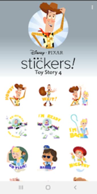 Pixar Stickers: Toy Story 4