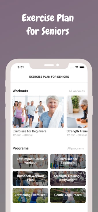 Workout for Over 50s - Seniors Workouts Guide