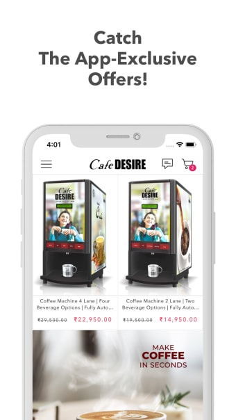 Cafe Desire App