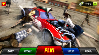 Zombie Smash Car Derby - Zombies Tsunami Killer 3D
