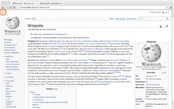 WikiSimplia - collapse Wikipedia's menu