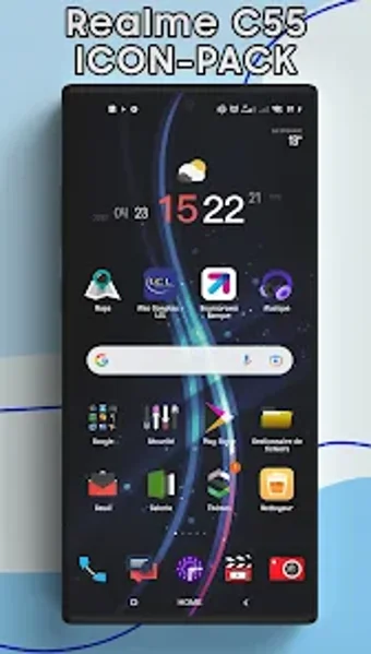 Realme c55 launcher theme