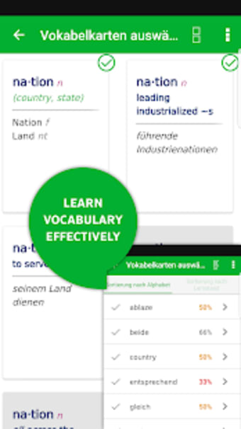 German dictionary - With large vocabulary