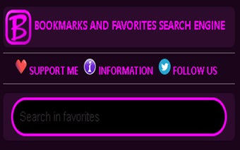 Bookmarks and Favorites Search Engine