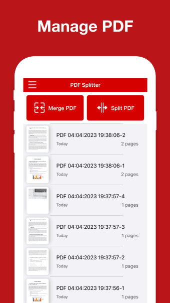 Split PDF - Extract PDF Pages