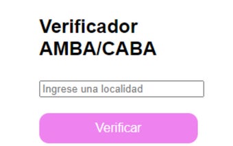 Verificador AMBA/CABA