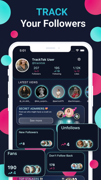 TrackTok: Tik Follower  Likes