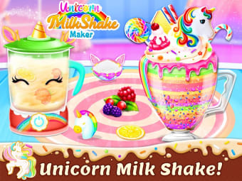 Unicorn Milkshake Making Games
