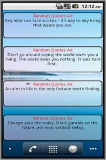 Random Quotes Ad