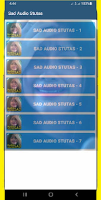 Sad Audio Status Offline