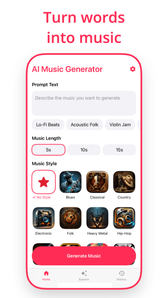 AI Music Generator  Creator
