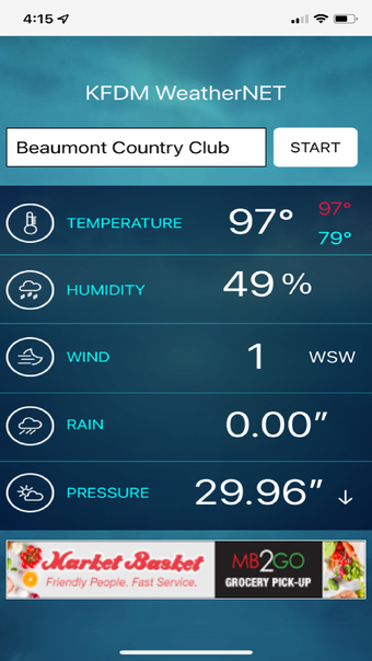 KFDM WeatherNET