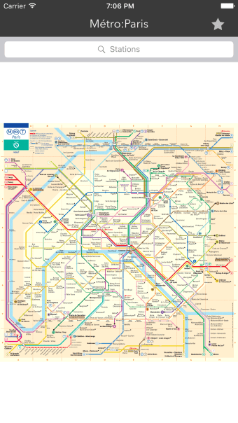 Métro:Paris - offline subway map  schedules