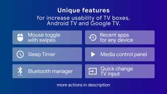 tvQuickActions - mapper for TV