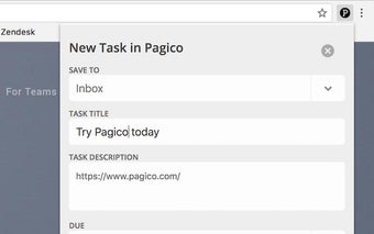 Pagico Browser Extension