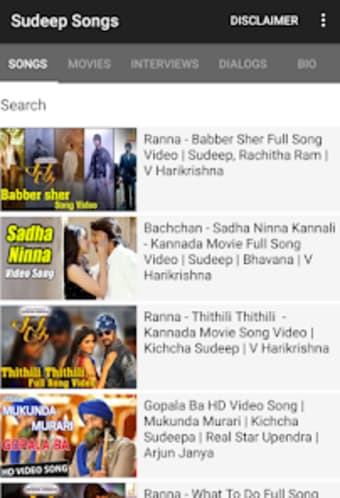 Sudeep Videos - Latest Kannada