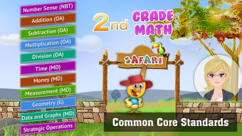 Grade 2 Math Common Core: Cool Kids Learning Game