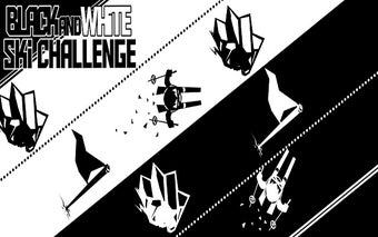 Black  White Ski Challenge