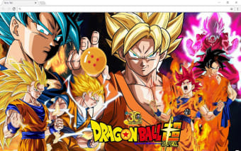 Dragon Ball Super DBZ New Tab Page