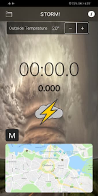 Storm - Lightning strike Distance calculator