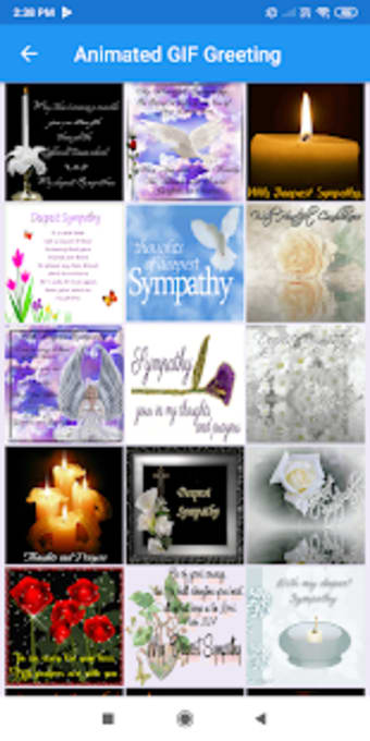 Sympathy Wishes: Greeting Quotes GIF