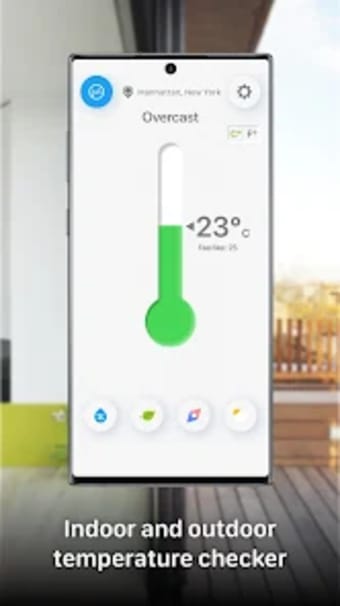 Smart thermometer for room