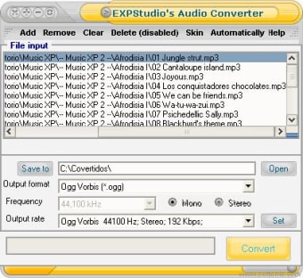 EXPStudio's Audio Converter