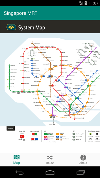 Singapore MRT and LRT Offline