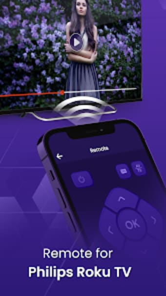 Remote for Philips Roku TV