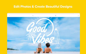 Over: Add Text to Photos  Graphic Design Maker