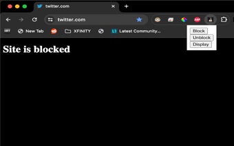 Simple Site Blocker