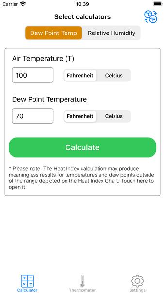 Heat Index Calculator - How to