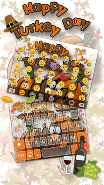 Thanksgiving Emoji Keyboard