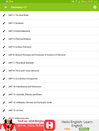 Class 12 Chemistry Notes