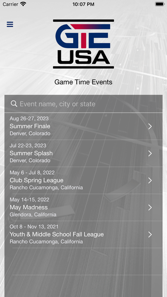 Game Time Events USA