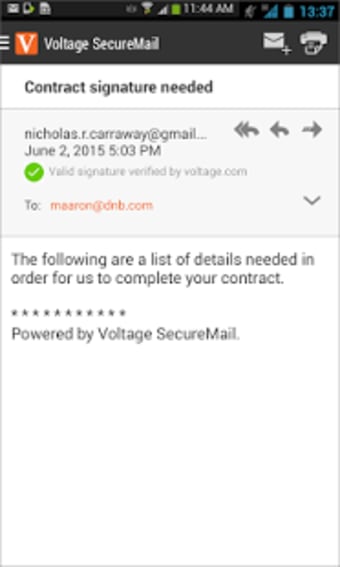 Voltage SecureMail