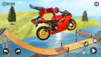 Super Bike Stunt Games: Mega Ramp Stunts Game