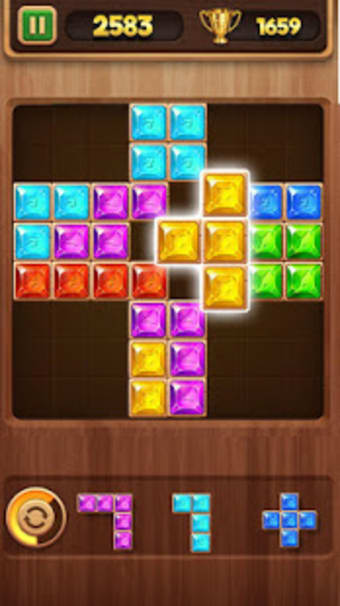 Gem crush-classic jewel block puzzle