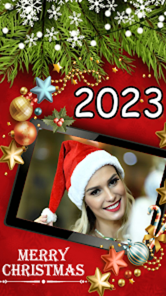 Christmas photo frame 2023