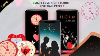 Love clock live wallpapers