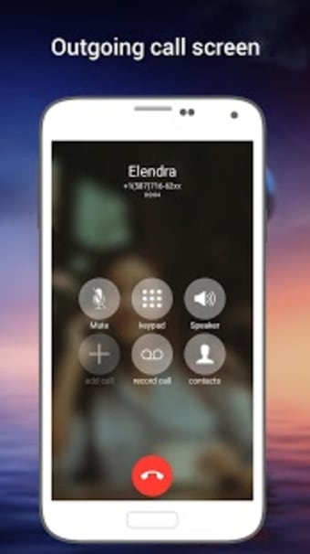 Phone X Full i Call Screen With Dialer