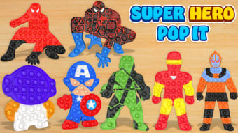 pop it 3D : Superhero Fidget