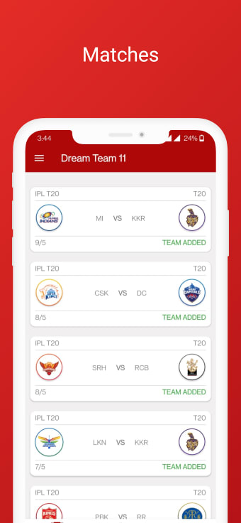 Dream Team : Original App