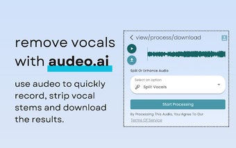 Audeo AI: Audio Stem Splitter & Audio Enhancer