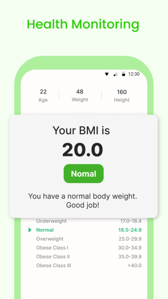 BMI Calculator Body Health