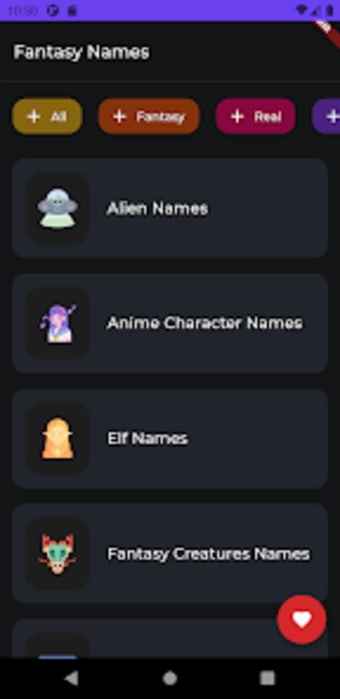 Fantasy NameGen - 20k names