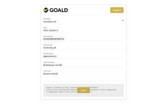 Goald URL Builder