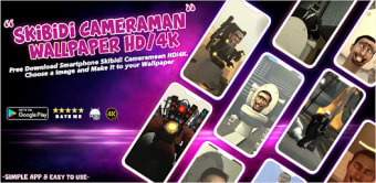 Skibidi Cameraman Wallpaper 4K