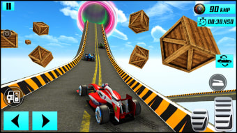 Formula Car Sky Tracks GT Racing Stunts- Car Games