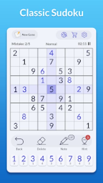 Sudoku  Classic Sudoku Puzzle